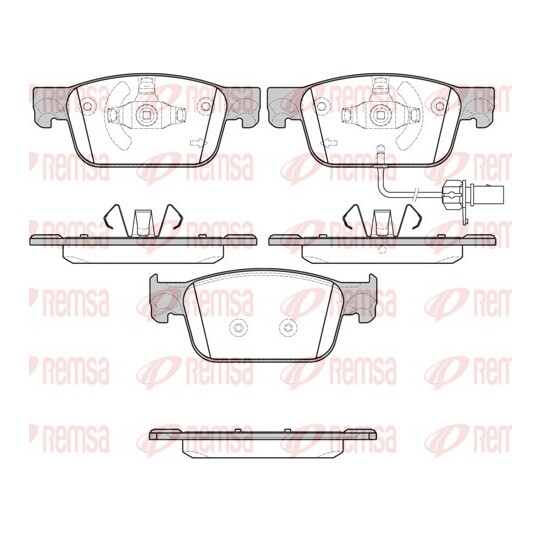 1692.01 - Brake Pad Set, disc brake 