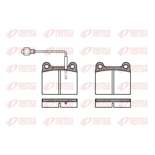 0006.02 - Brake Pad Set, disc brake 