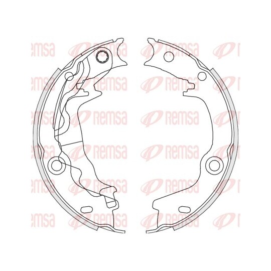 4676.00 - Brake Shoe, parking brake 