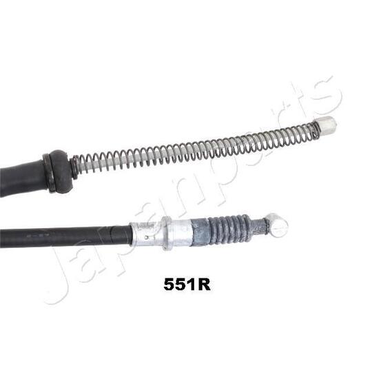 BC-551R - Vaijeri, seisontajarru 