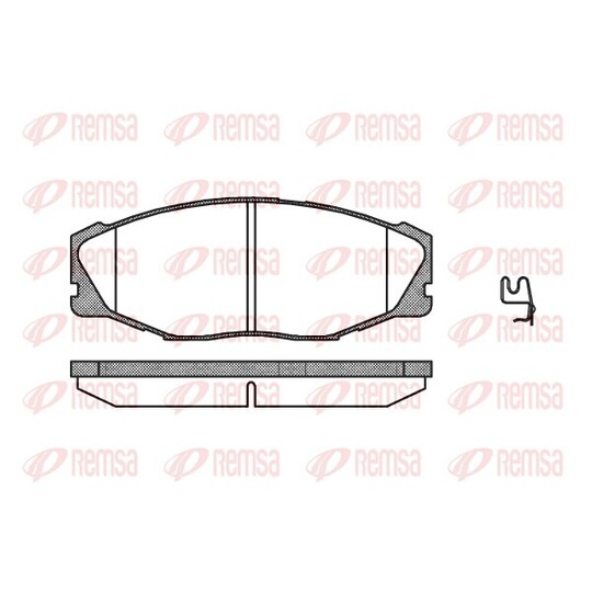 0443.04 - Brake Pad Set, disc brake 