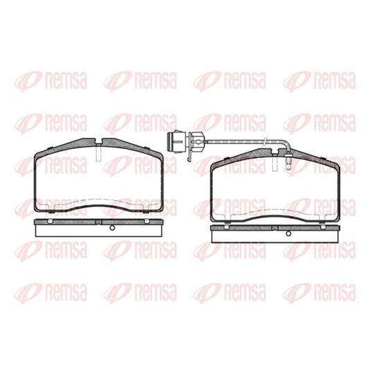 0448.02 - Brake Pad Set, disc brake 