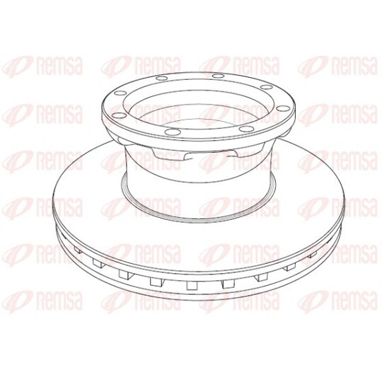 NCA1195.20 - Brake Disc 