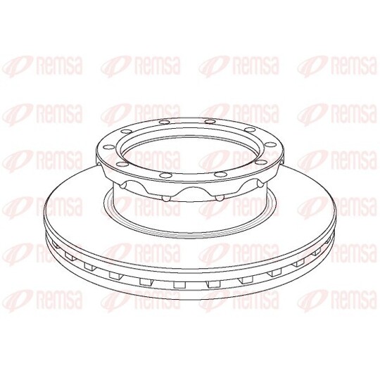 NCA1062.20 - Brake Disc 