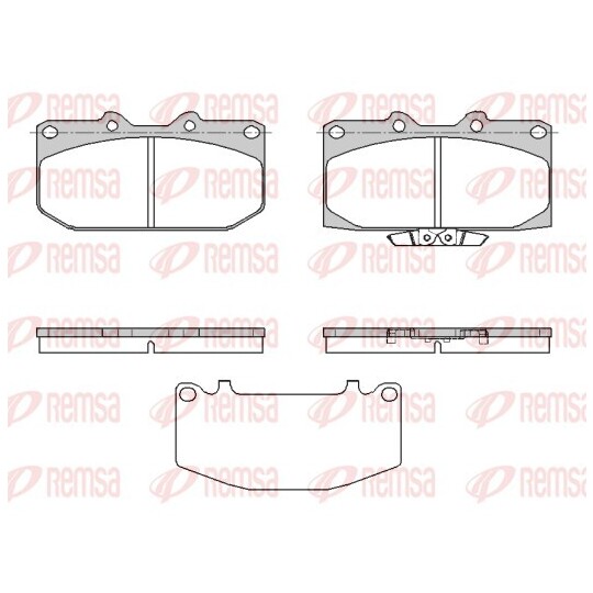 0599.32 - Brake Pad Set, disc brake 