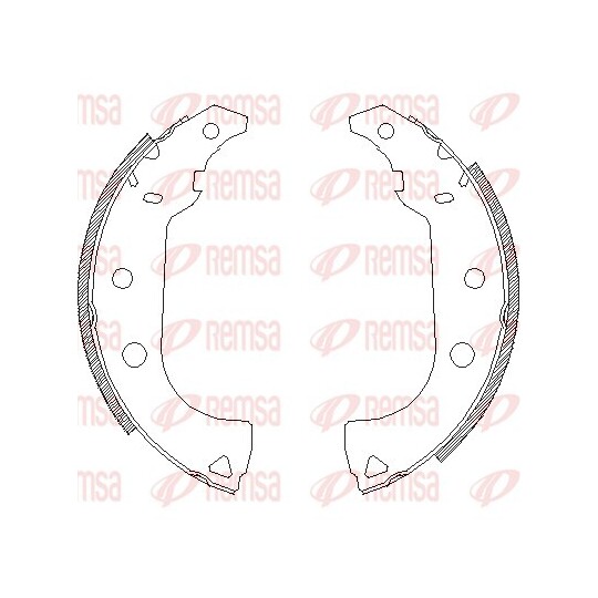 4176.00 - Brake Shoe 