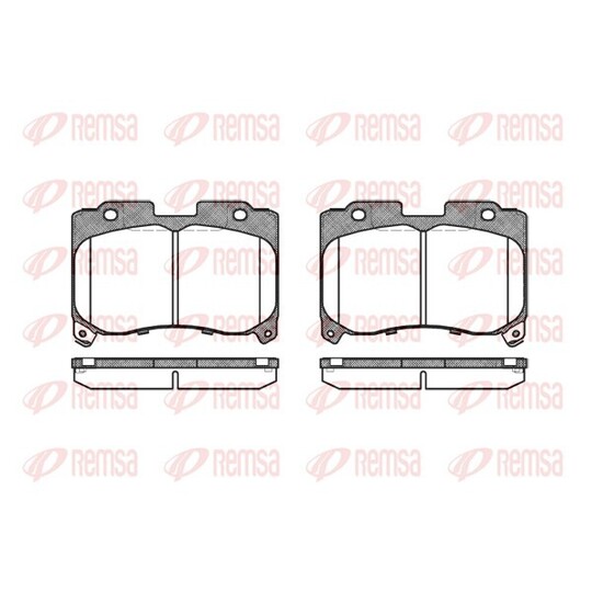 0474.04 - Brake Pad Set, disc brake 