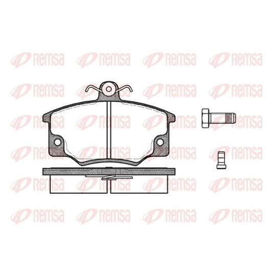 0146.44 - Brake Pad Set, disc brake 