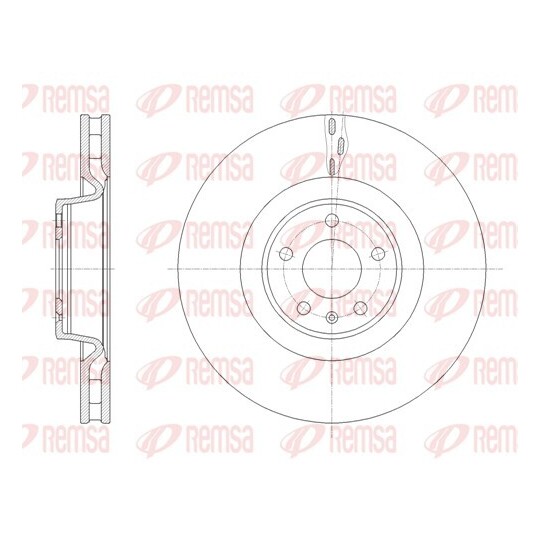 61671.10 - Brake Disc 