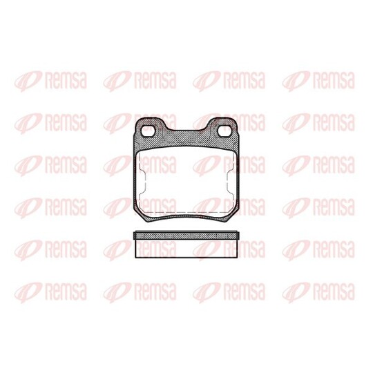 0239.50 - Brake Pad Set, disc brake 