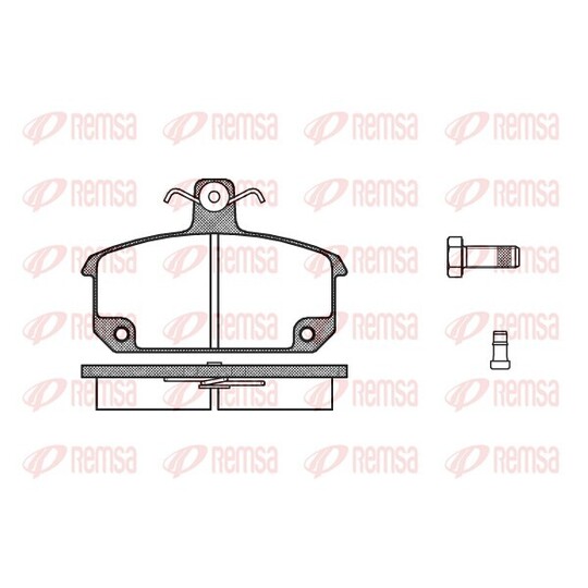 0104.02 - Brake Pad Set, disc brake 