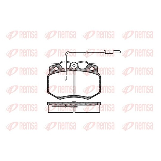 0170.04 - Brake Pad Set, disc brake 