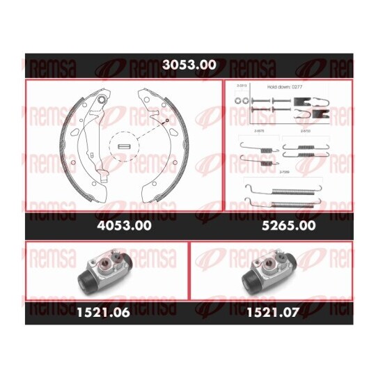 3053.00 - Brake Kit, drum brake 