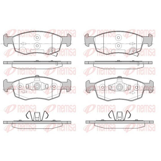 0172.34 - Brake Pad Set, disc brake 