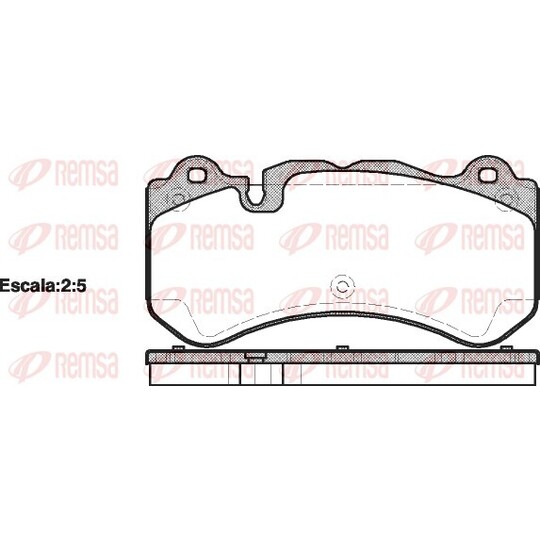 1279.00 - Brake Pad Set, disc brake 