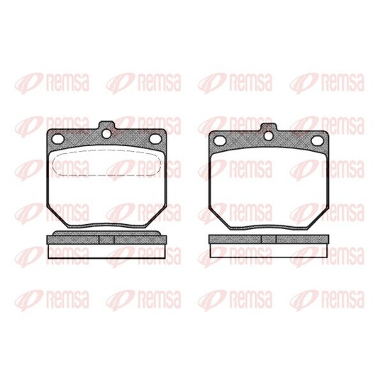 0186.00 - Brake Pad Set, disc brake 