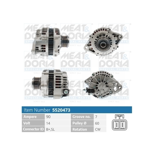 5520473 - Alternator 