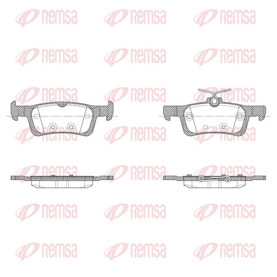 1563.30 - Brake Pad Set, disc brake 