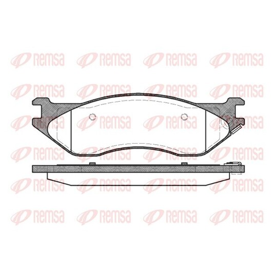 0887.04 - Brake Pad Set, disc brake 