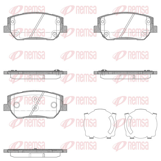 1910.02 - Brake Pad Set, disc brake 
