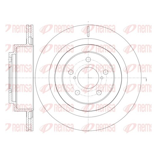 61001.10 - Brake Disc 