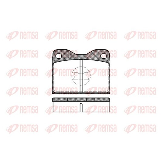 0008.30 - Brake Pad Set, disc brake 