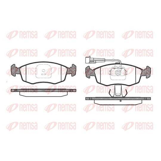 0172.12 - Brake Pad Set, disc brake 