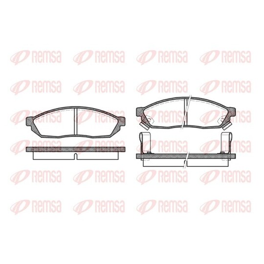 0111.02 - Brake Pad Set, disc brake 