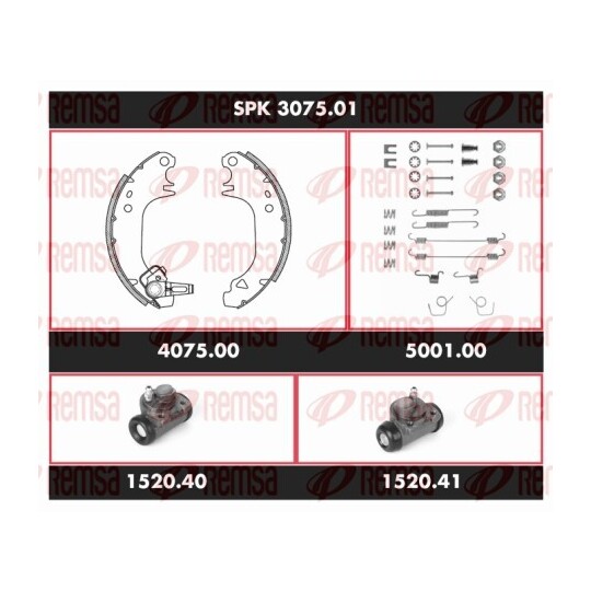 SPK 3075.01 - Brake Kit, drum brake 