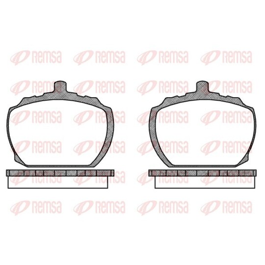 0058.10 - Brake Pad Set, disc brake 