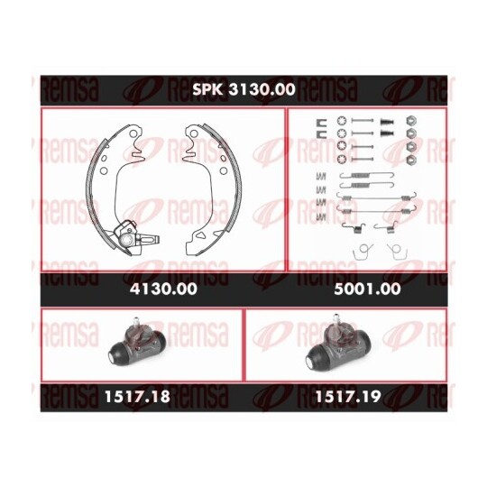 SPK 3130.00 - Brake Kit, drum brake 