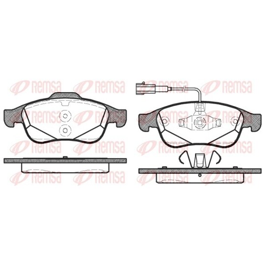 1248.02 - Brake Pad Set, disc brake 