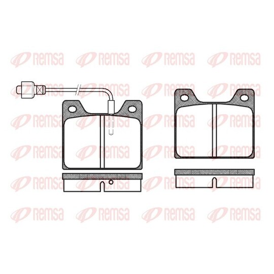 0013.02 - Brake Pad Set, disc brake 