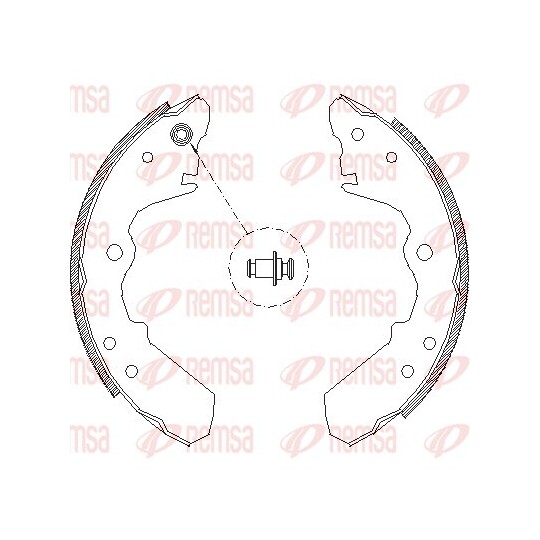 4343.00 - Brake Shoe 