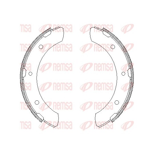 4317.00 - Brake Shoe 