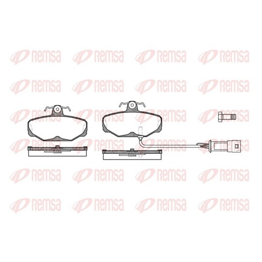 0205.02 - Brake Pad Set, disc brake 