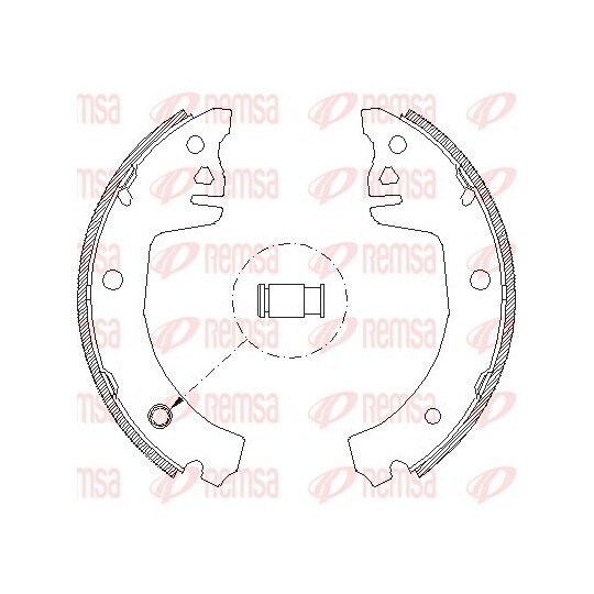 4198.00 - Brake Shoe 