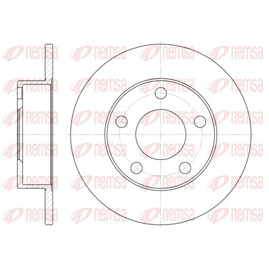 6513.00 - Brake Disc 