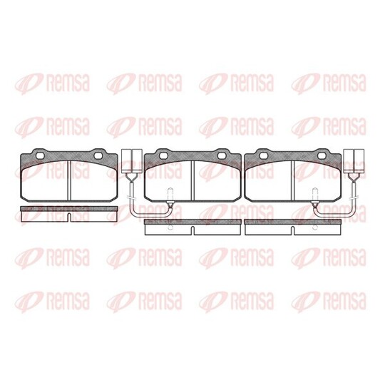 0210.02 - Brake Pad Set, disc brake 