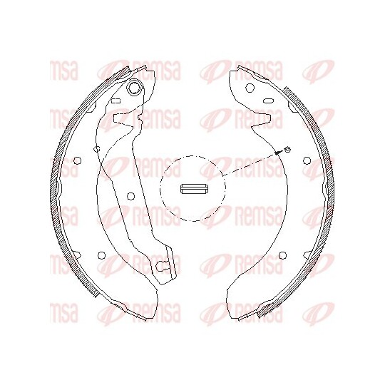 4055.00 - Brake Shoe 