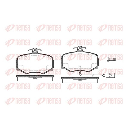 0246.02 - Brake Pad Set, disc brake 