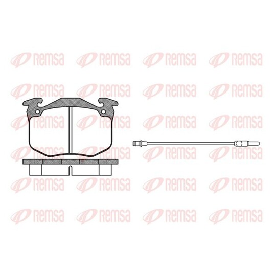 0163.02 - Brake Pad Set, disc brake 