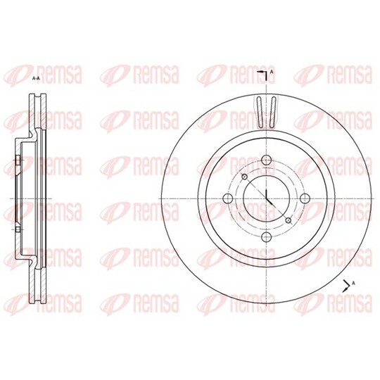 61538.10 - Brake Disc 