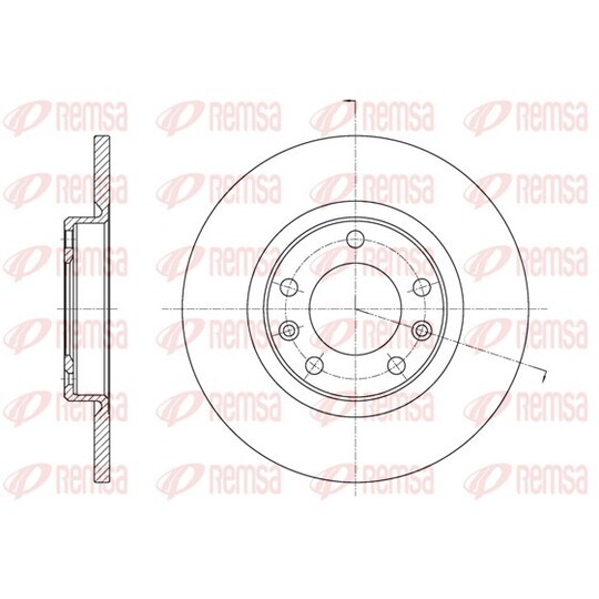 61555.00 - Brake Disc 