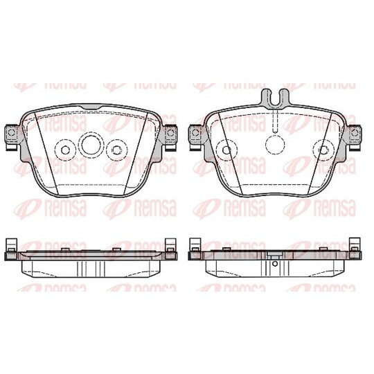 1792.00 - Brake Pad Set, disc brake 