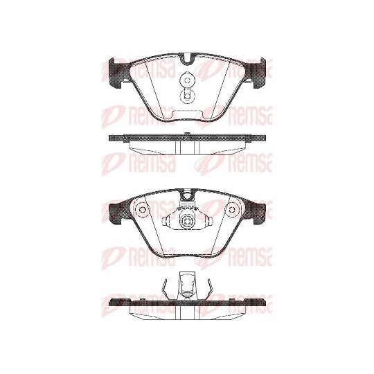 1496.00 - Brake Pad Set, disc brake 