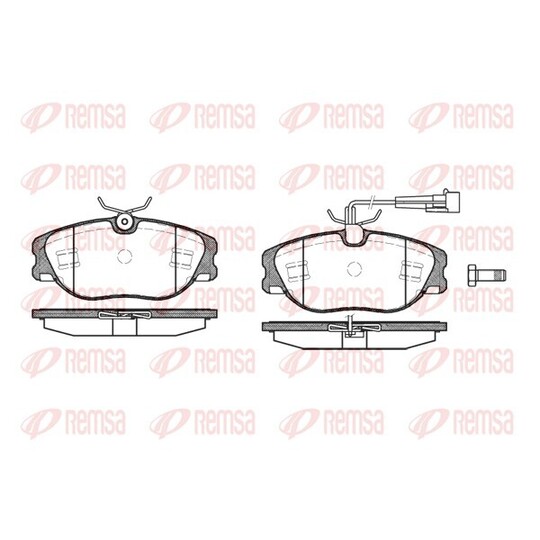 0305.72 - Brake Pad Set, disc brake 