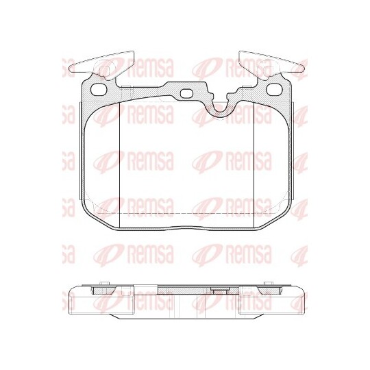 1491.10 - Brake Pad Set, disc brake 