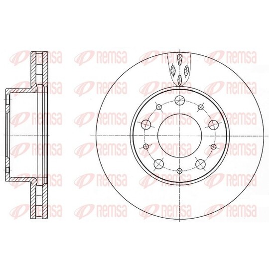 61015.10 - Brake Disc 