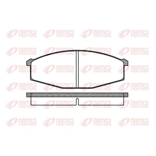 0129.00 - Brake Pad Set, disc brake 